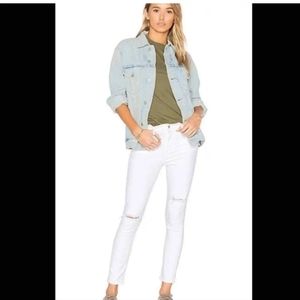 AGOLDE  Women's Jeans  White Sophie Crop A018-2070